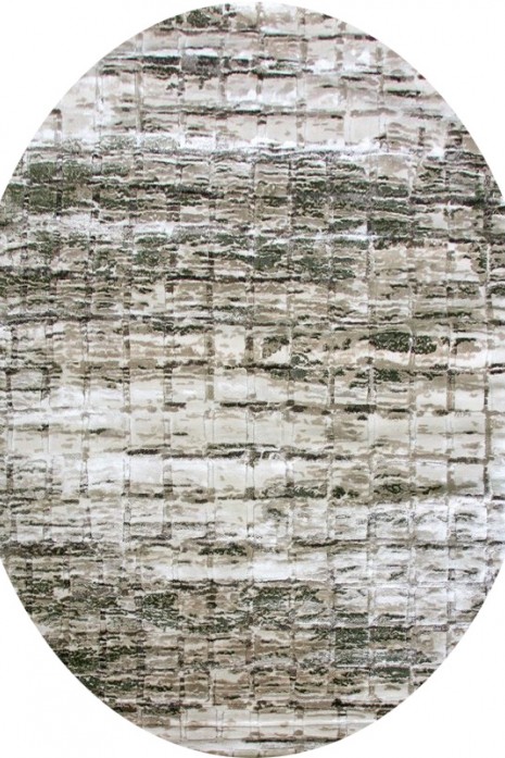 Килим Low Canyon 121 wa green-cream овал